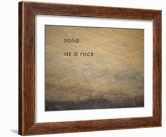 Solid as a Rock-Nicole Katano-Framed Photo