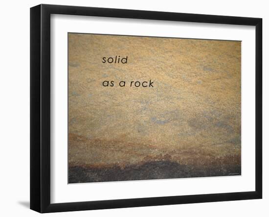 Solid as a Rock-Nicole Katano-Framed Photo