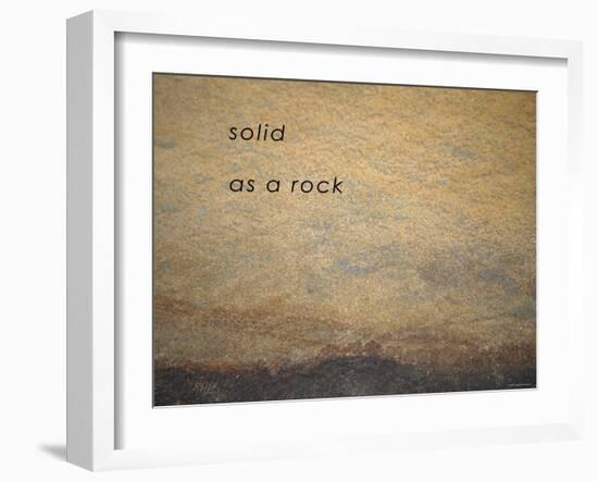 Solid as a Rock-Nicole Katano-Framed Photo