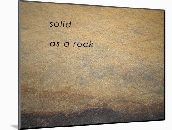 Solid as a Rock-Nicole Katano-Mounted Photo