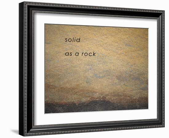 Solid as a Rock-Nicole Katano-Framed Photo