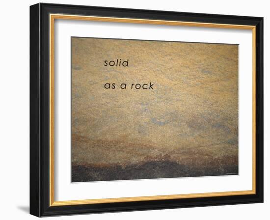 Solid as a Rock-Nicole Katano-Framed Photo