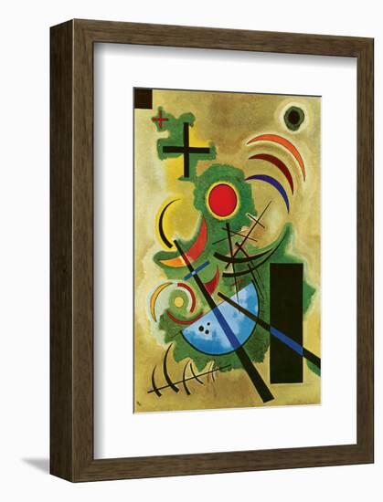 Solid Green-Wassily Kandinsky-Framed Premium Giclee Print