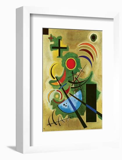 Solid Green-Wassily Kandinsky-Framed Premium Giclee Print