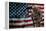 Solider Statue and American Flag by Identical Exposure-null-Framed Stretched Canvas