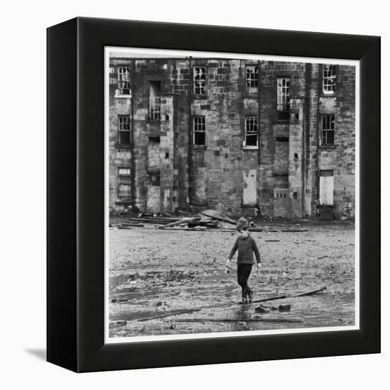 Solitary Boy, Glasgow-Henry Grant-Framed Premier Image Canvas