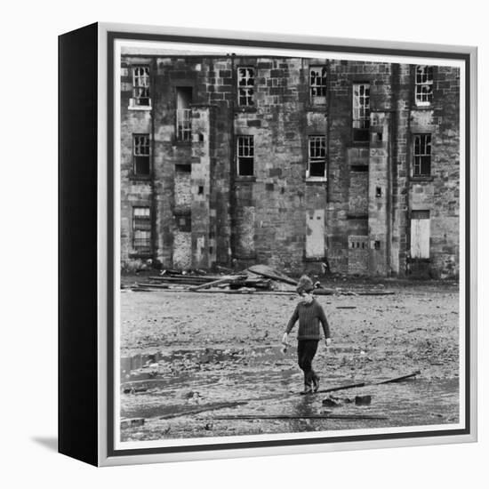 Solitary Boy, Glasgow-Henry Grant-Framed Premier Image Canvas