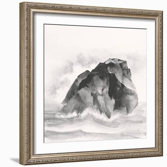 Solitary Rock-Chris Paschke-Framed Art Print