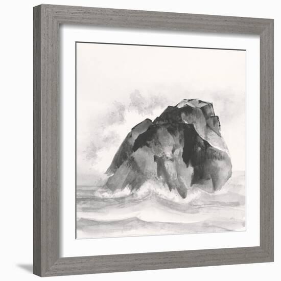 Solitary Rock-Chris Paschke-Framed Art Print