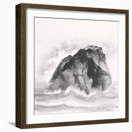 Solitary Rock-Chris Paschke-Framed Art Print