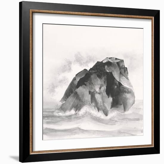 Solitary Rock-Chris Paschke-Framed Art Print