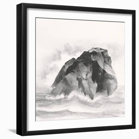 Solitary Rock-Chris Paschke-Framed Art Print