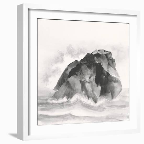 Solitary Rock-Chris Paschke-Framed Art Print