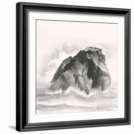 Solitary Rock-Chris Paschke-Framed Art Print