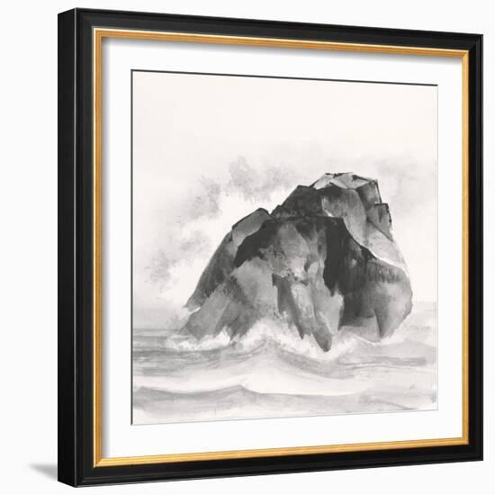 Solitary Rock-Chris Paschke-Framed Art Print