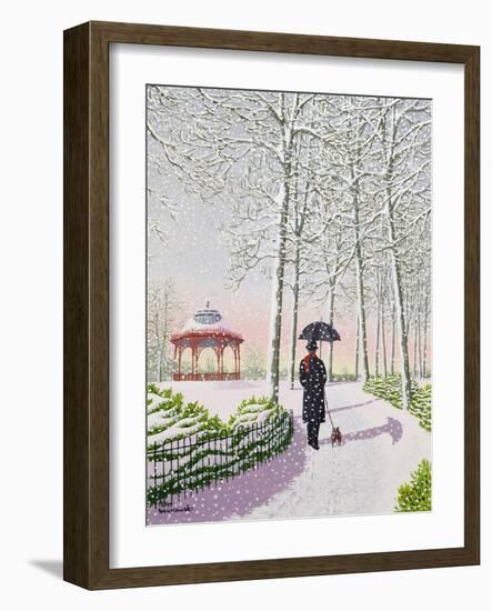 Solitary Stroll-Peter Szumowski-Framed Giclee Print