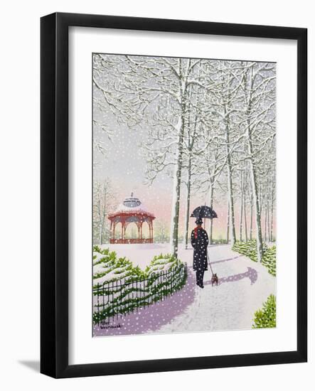 Solitary Stroll-Peter Szumowski-Framed Giclee Print