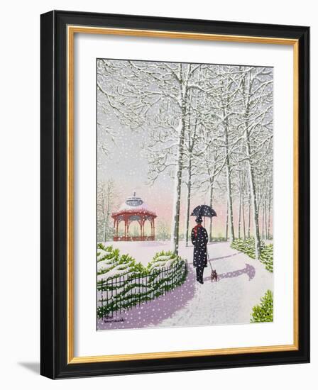 Solitary Stroll-Peter Szumowski-Framed Giclee Print