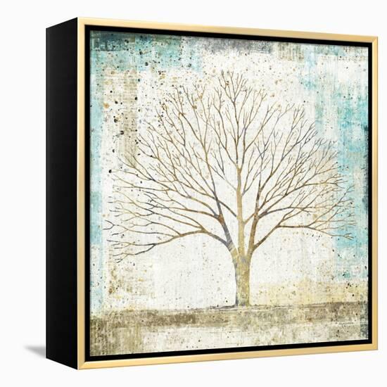 Solitary Tree Collage-Avery Tillmon-Framed Stretched Canvas