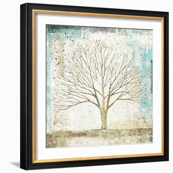 Solitary Tree Collage-Avery Tillmon-Framed Art Print