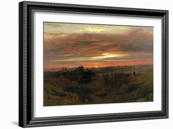 Solitude, 1843-John Martin-Framed Giclee Print