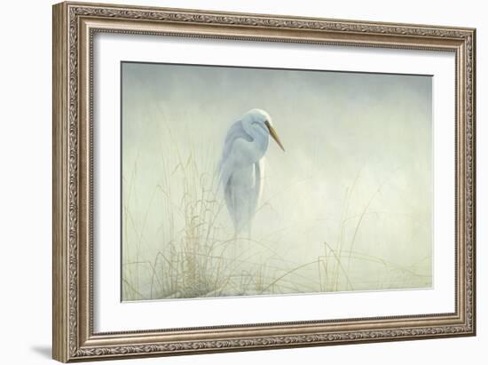 Solitude Egret-Michael Budden-Framed Giclee Print