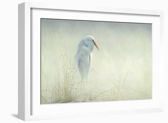 Solitude Egret-Michael Budden-Framed Giclee Print