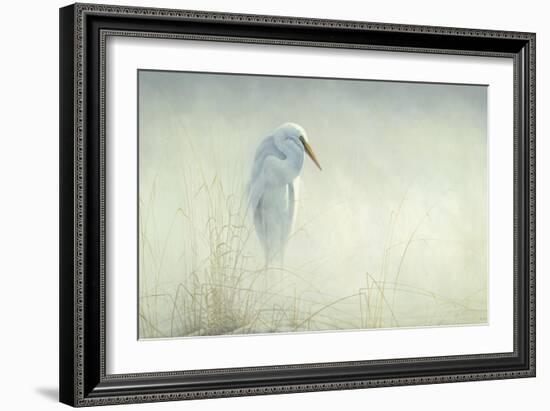 Solitude Egret-Michael Budden-Framed Giclee Print