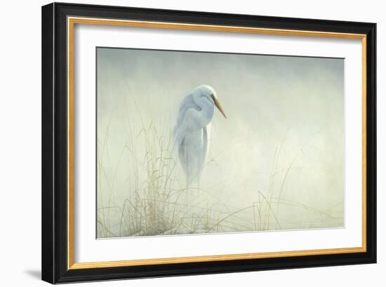 Solitude Egret-Michael Budden-Framed Giclee Print