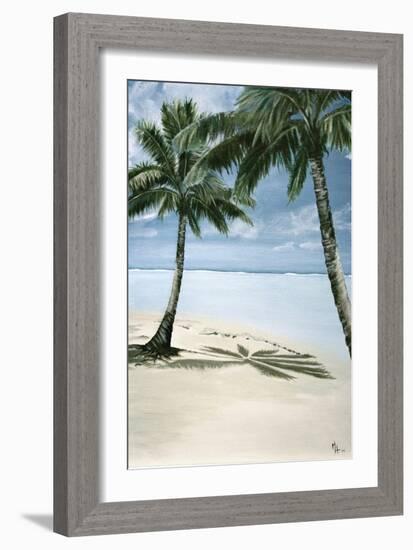 Solitude Paradise 1-Melody Hogan-Framed Art Print