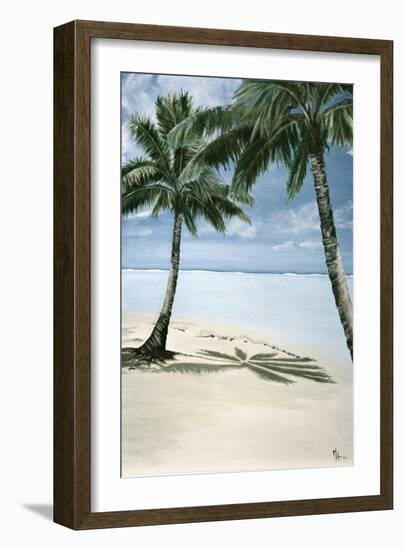 Solitude Paradise 1-Melody Hogan-Framed Art Print