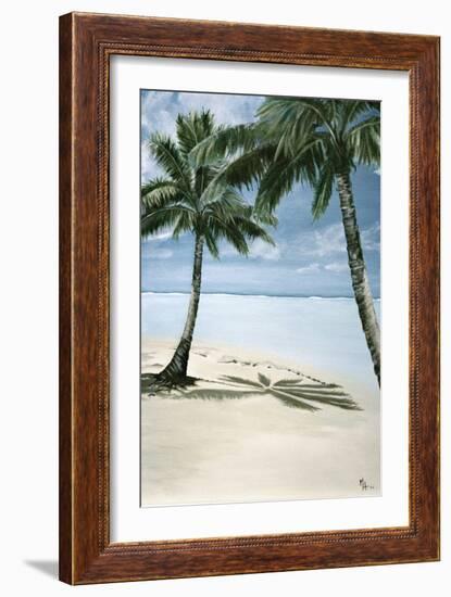 Solitude Paradise 1-Melody Hogan-Framed Art Print