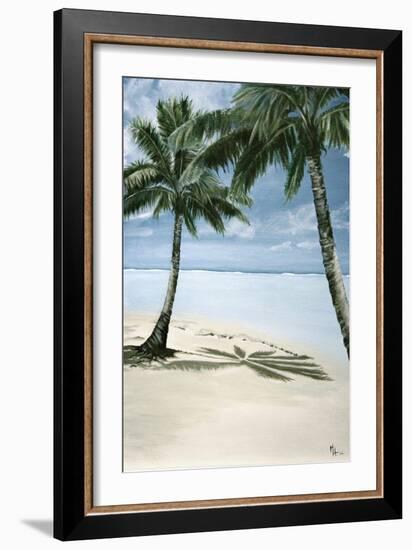 Solitude Paradise 1-Melody Hogan-Framed Art Print