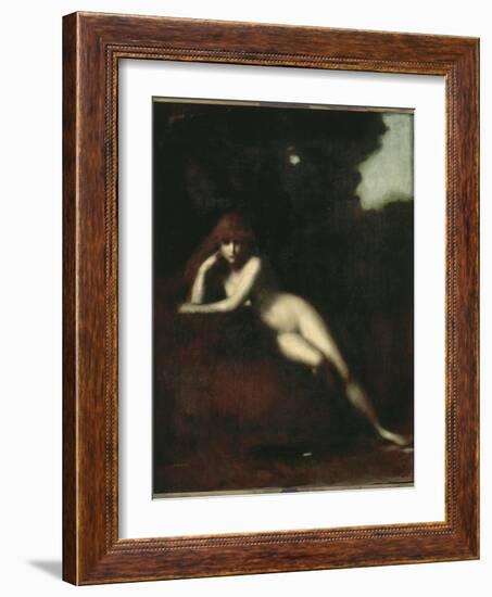 Solitude-Jean Jacques Henner-Framed Giclee Print