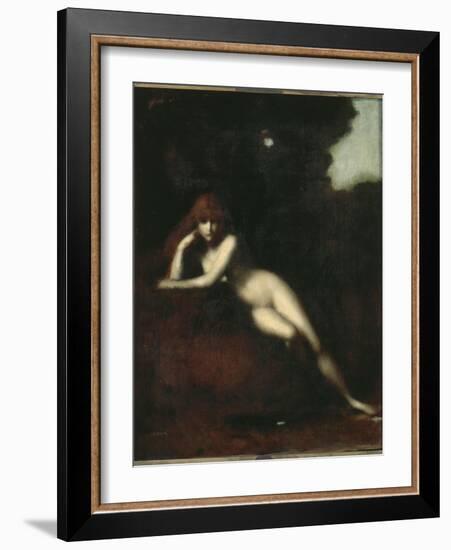 Solitude-Jean Jacques Henner-Framed Giclee Print