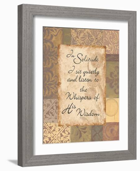 Solitude-Pamela Desgrosellier-Framed Art Print