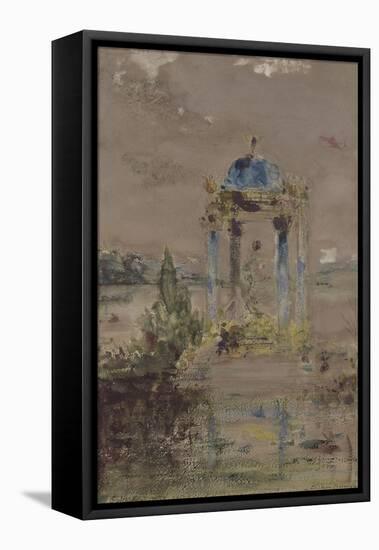 Solitude-Gustave Moreau-Framed Premier Image Canvas