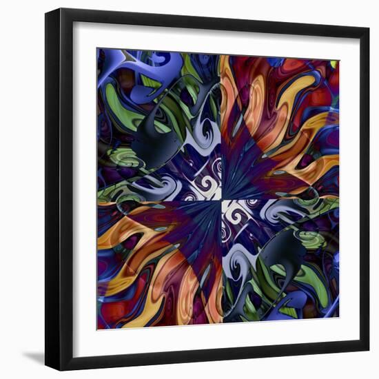 Solluna-Fractalicious-Framed Giclee Print