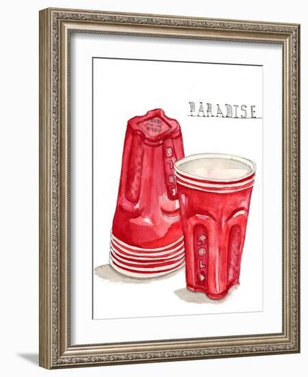 Solo Cups-Stacy Milrany-Framed Art Print