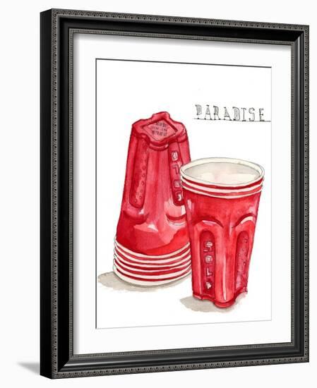 Solo Cups-Stacy Milrany-Framed Art Print