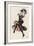 Solo Dancer Performs the Tarantella-Ferdinand Von Reznicek-Framed Art Print