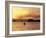 Solo Kayaker Enjoys Sunset, Ketchikan, Alaska, USA-Howie Garber-Framed Photographic Print