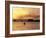 Solo Kayaker Enjoys Sunset, Ketchikan, Alaska, USA-Howie Garber-Framed Photographic Print