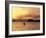 Solo Kayaker Enjoys Sunset, Ketchikan, Alaska, USA-Howie Garber-Framed Photographic Print