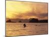 Solo Kayaker Enjoys Sunset, Ketchikan, Alaska, USA-Howie Garber-Mounted Photographic Print