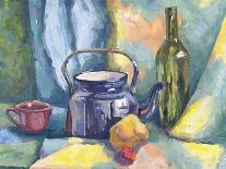 Still Life With Metal Teapot And Milk-Can-Solodkov-Stretched Canvas