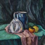 Still Life with Metal Teapot and Bottle-Solodkov-Art Print