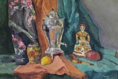 Still Life with Russian Samovar-Solodkov-Art Print