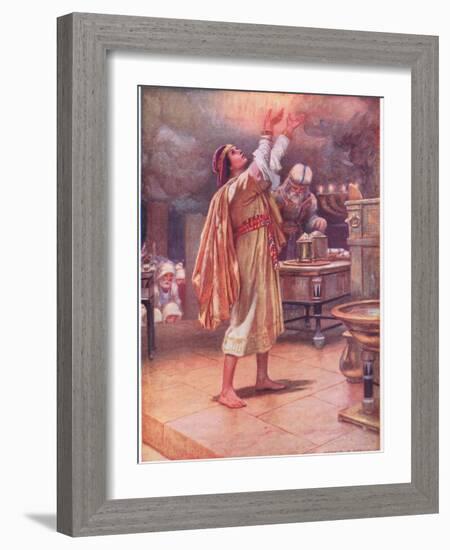 Soloman Asking for Wisdom-Arthur A. Dixon-Framed Giclee Print