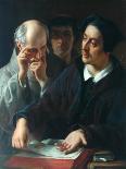 John Milton Visiting Galileo-Solomon Alexander Hart-Giclee Print